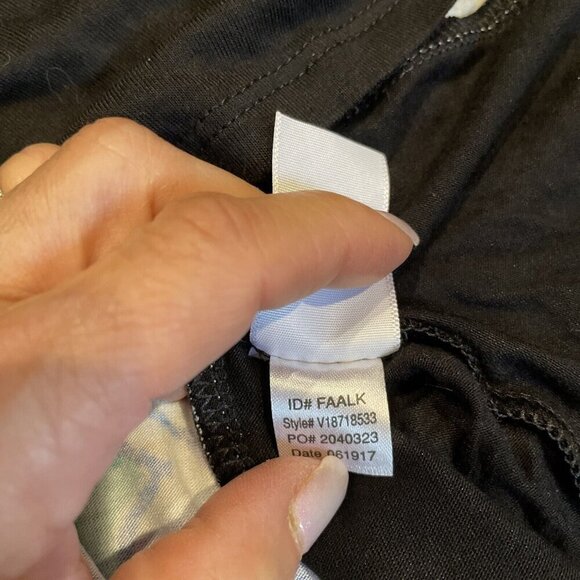 Ellen Tracy Women's Floral Maxi Dress Size S Halter Shark Bite Hem Stretch Boho - Picture 14 of 16